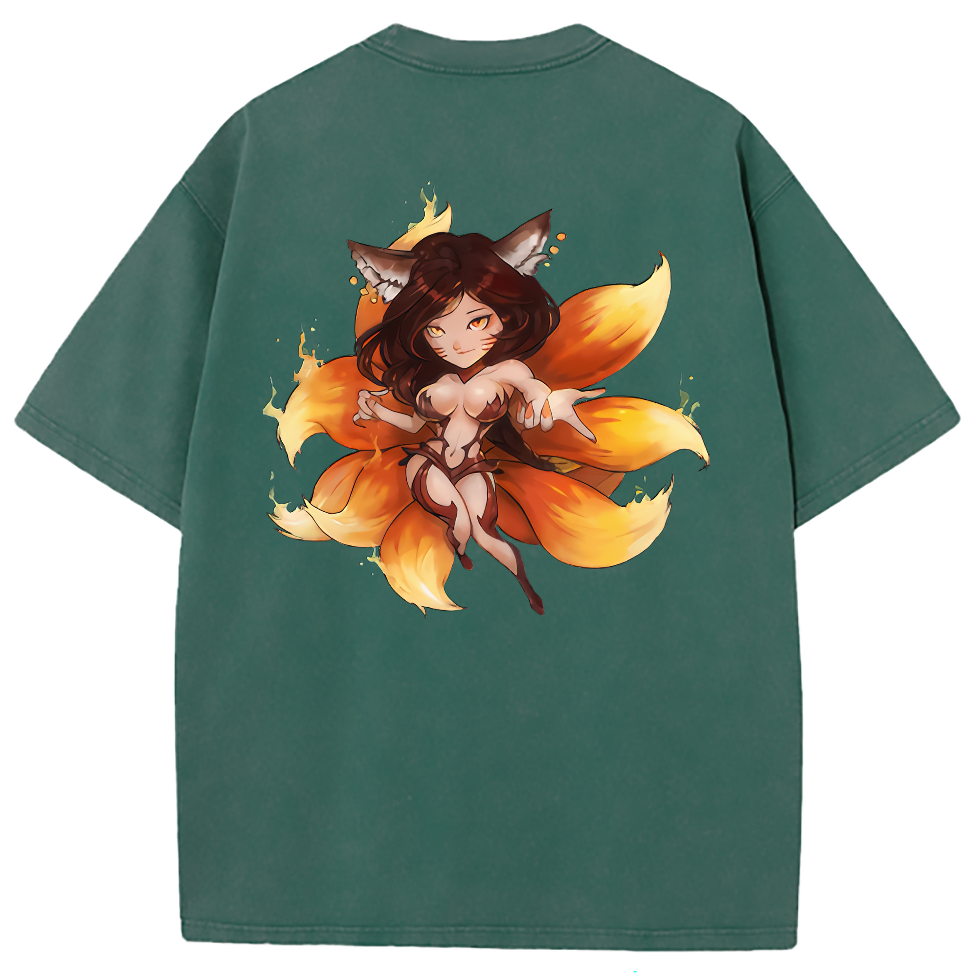 （画像用） リーグ・オブ・レジェンド League of Legends LOL 綿100% ヴィンテージ風 半袖Tシャツ（背面プリント）
